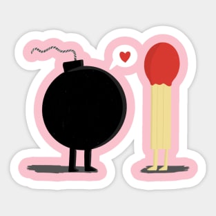 Cute bomb Sticker